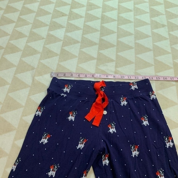 J crew ag648 holiday Frenchie pajama bottoms - Picture 7 of 8